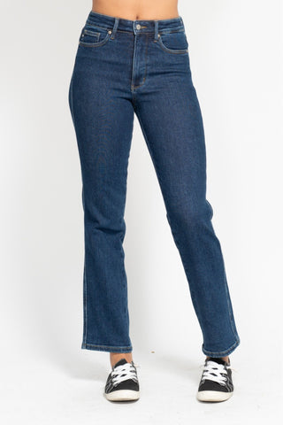 Judy Blue Tummy Control Classic Straight Jeans