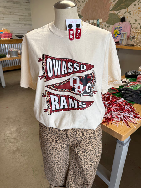 Owasso Rams Pennant Tee
