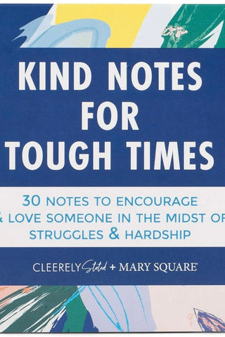 Kind Notes for Tough Times Booklet Book of 30 Inspirational Mini Cards