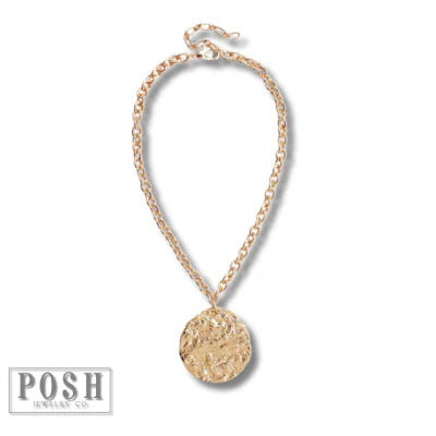 Gold Medallion Necklace