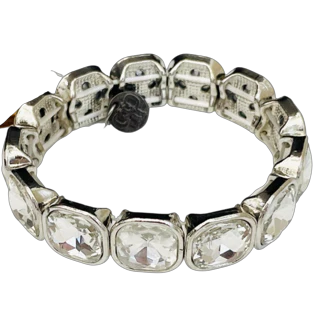 Silver & Clear Rhinestone Bracelet