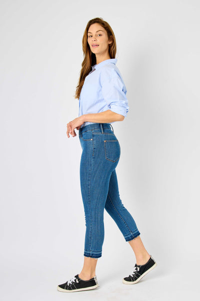 Judy Blue High Waisted Pull On Capri - FINAL SALE