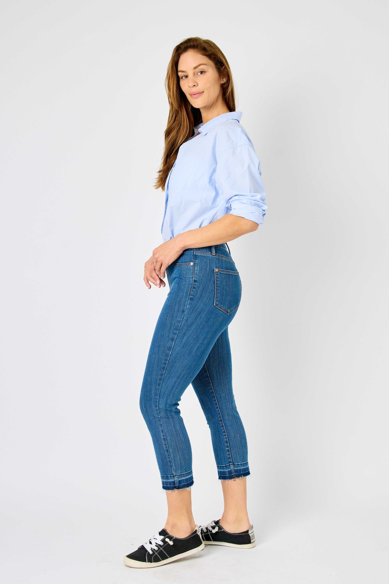 Judy Blue High Waisted Pull On Capri - FINAL SALE