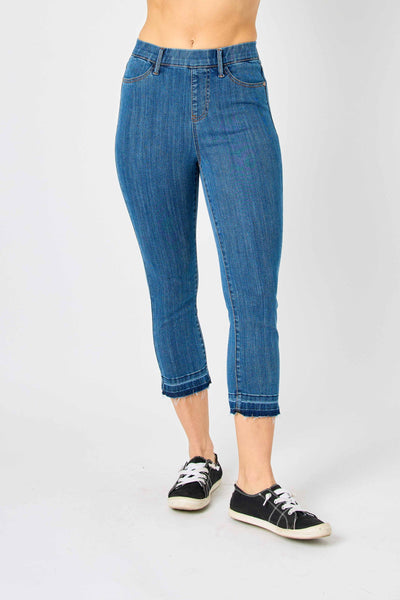 Judy Blue High Waisted Pull On Capri - FINAL SALE