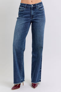 Judy Blue Mid Rise Dark Jeans