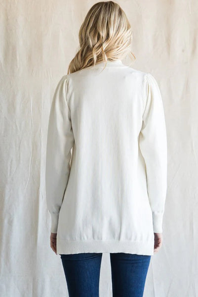 All You Need Ivory Sweater Top