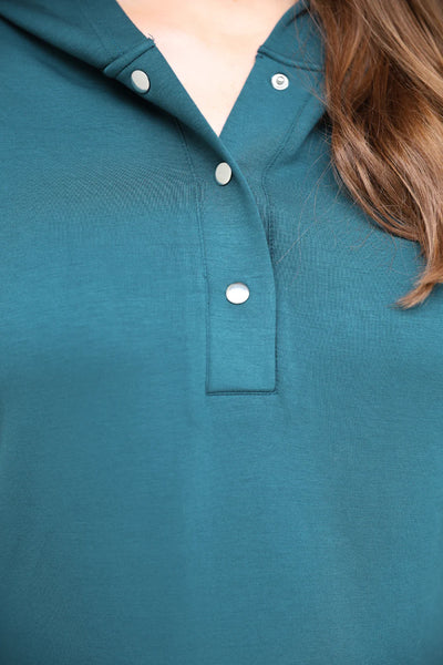 Teal Luxe Comfort Zone Top