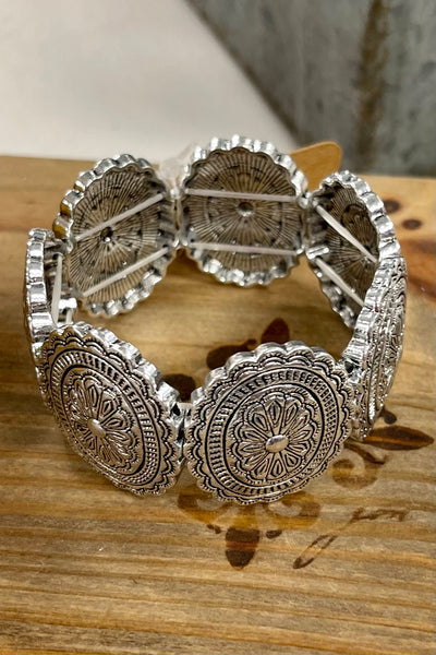Cheyanne Concho Stretchy Bracelet