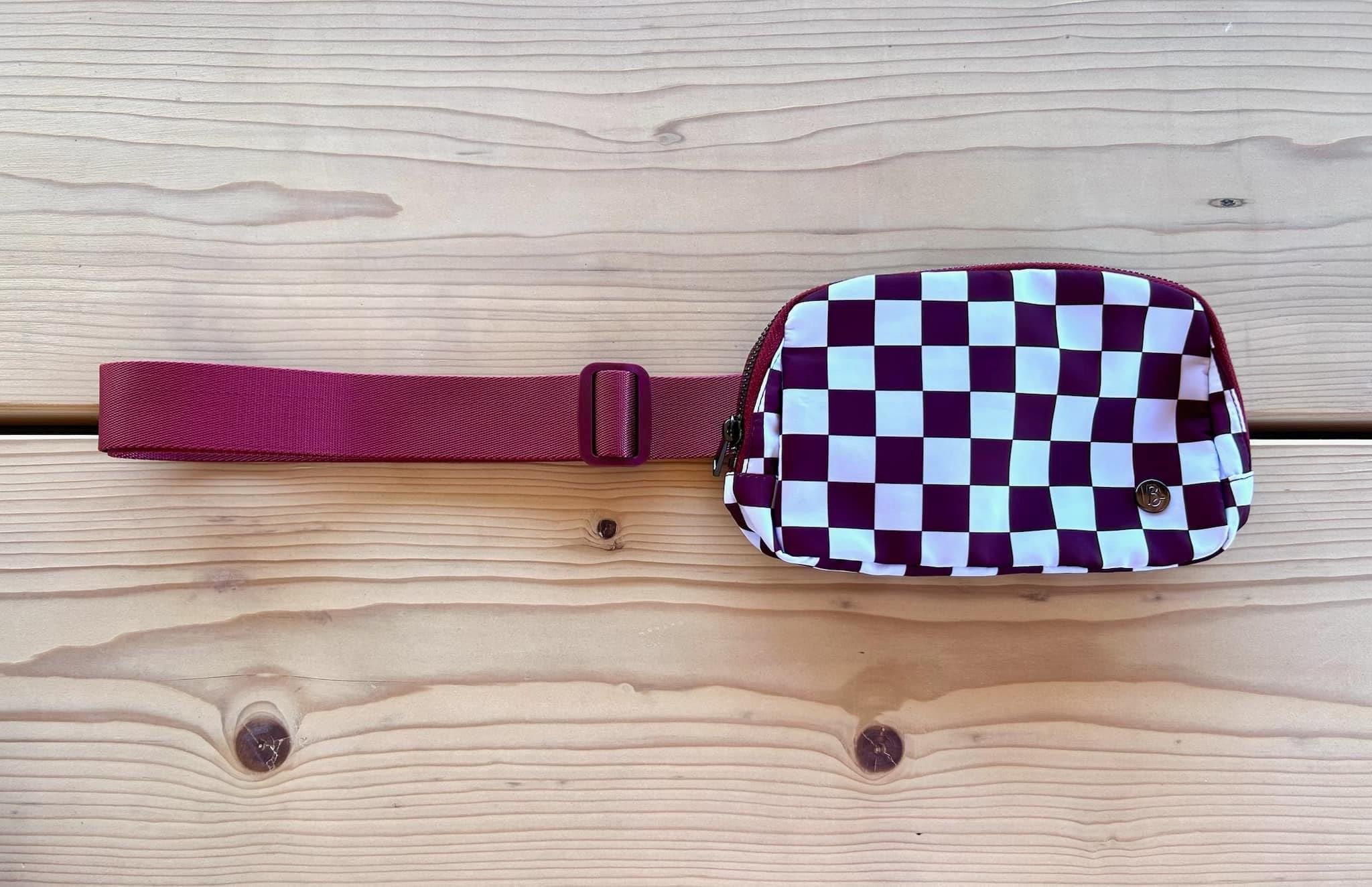 Checkerboard bum bag vans deals