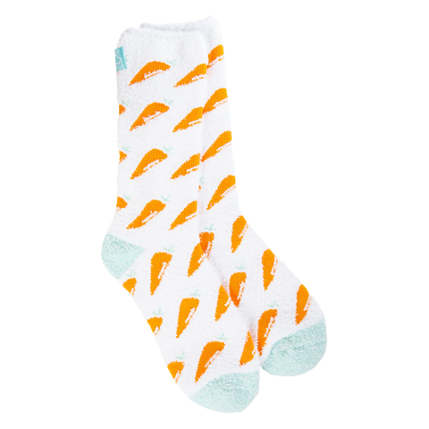 Carrot Cozy Socks