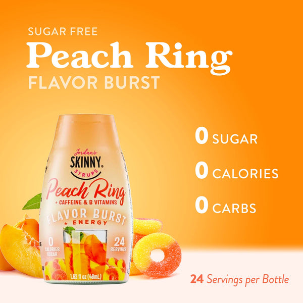 Sugar Free Peach Ring + Energy Skinny Syrup