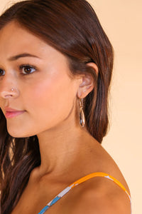 DANCING IN THE RAIN CLEAR EARRINGS