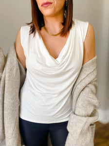 Drape Front Top - 2 Colors Available