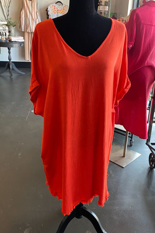 Orange Tunic Dress