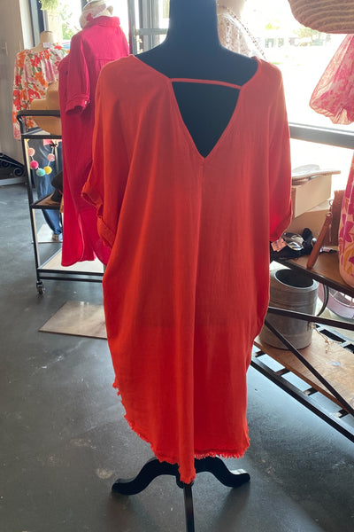 Orange Tunic Dress