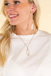 YOUNG WILD AND FREE CLEAR DAINTY NECKLACE
