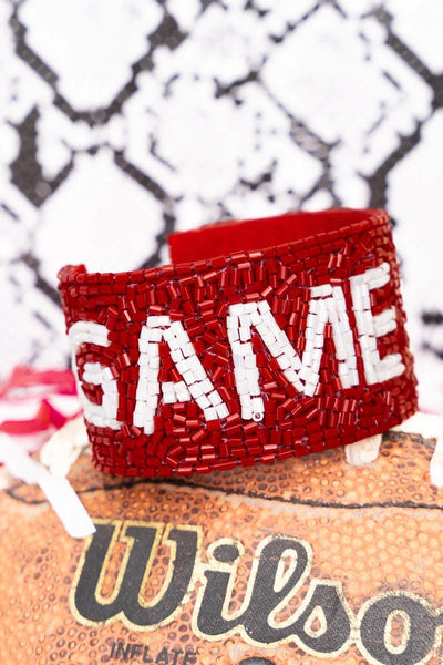 GAME DAY SEED CUFF BRACELET