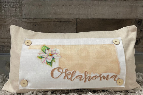 Oklahoma Leo & Floral Pillow Swap