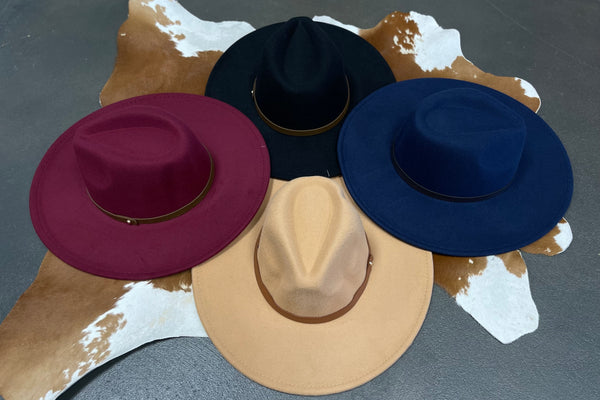 Opry Wide-Brim Felt Hats