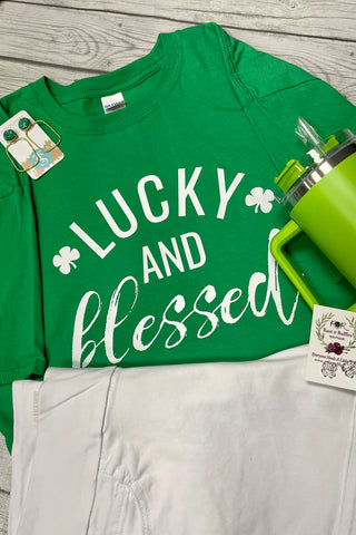 Lucky & Blessed Tshirt - Final SALE