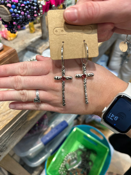 Cross Earrings - Final SALE