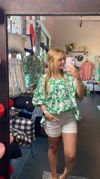 Spring White Shorts