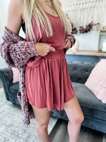 Delilah Dreamy Shorts - Mauve