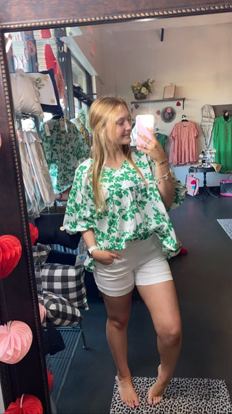 Spring White Shorts