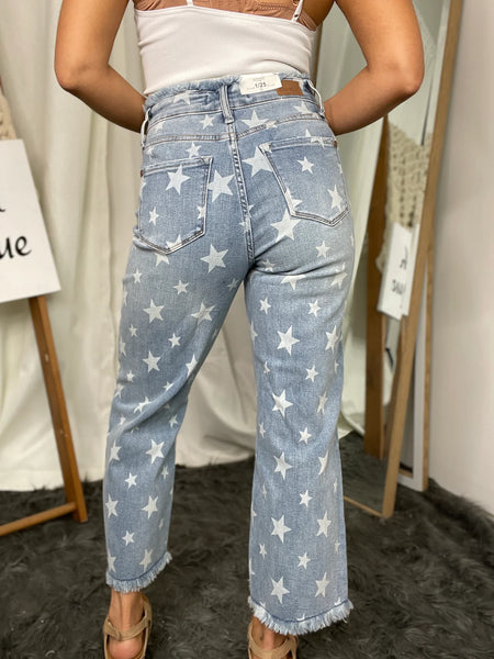 Star Judy Blue Crop Jeans