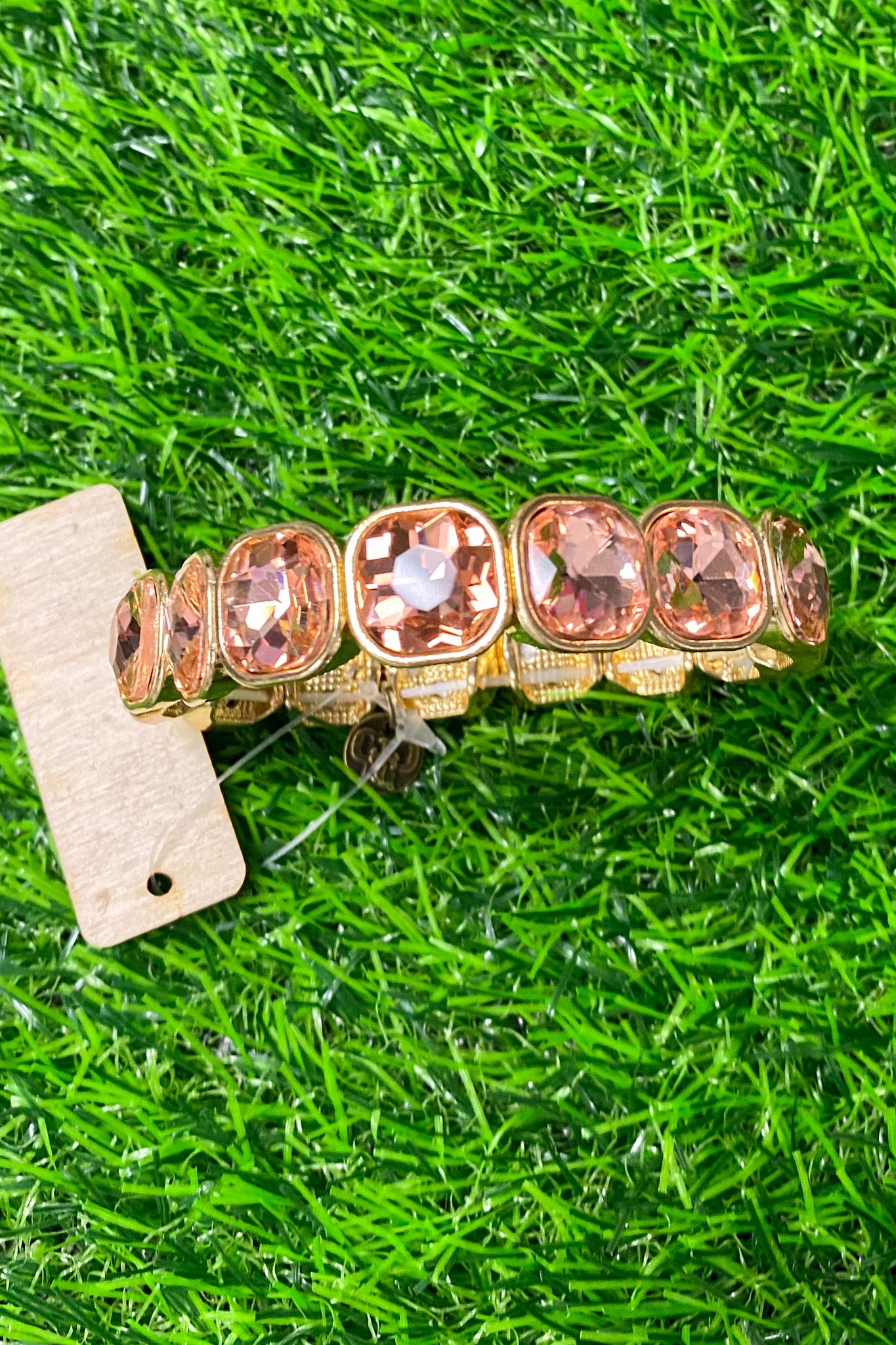 Pink Rhinestone Bracelet