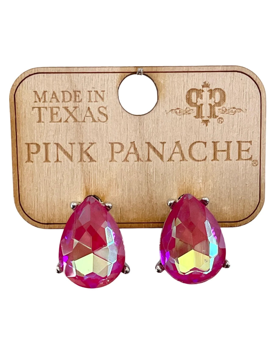 Fuchsia Teardrop Earrings
