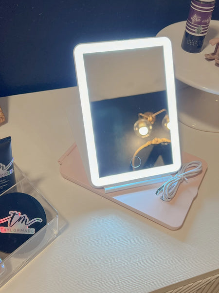 LED Travel Mirror