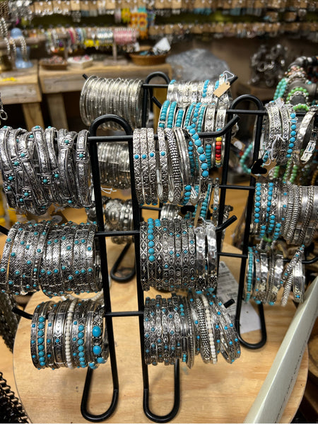 Silver Stacking Bracelets